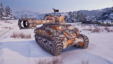 Стиль «Chasseur de Croissant» для танка M4A1 Revalorisé в World of Tanks