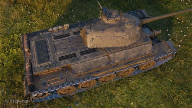 Скриншоты танка DS PZInż на супертесте World of Tanks