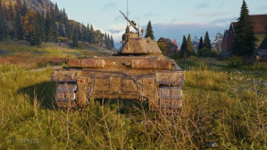 Скриншоты танка DS PZInż на супертесте World of Tanks