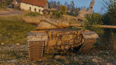 Скриншоты нового према T77 с супертеста World of Tanks