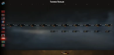 Сколько опыта нужно для прохождения новой подветки СТ Польши в World of Tanks