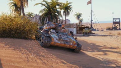 Изменённый 2D-стиль «День Танкиста 2020» с теста обновления 1.10 World of Tanks