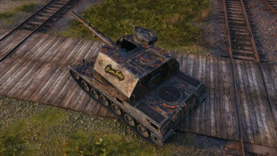 Изменённый 2D-стиль «День Танкиста 2020» с теста обновления 1.10 World of Tanks