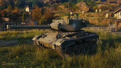 Скриншоты танка М24Е2 Super Chaffee в HD World of Tanks