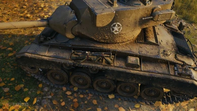 Скриншоты танка М24Е2 Super Chaffee в HD World of Tanks