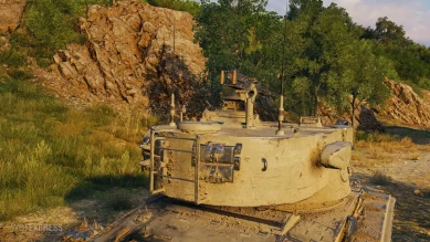 Скриншоты танка М24Е2 Super Chaffee в HD World of Tanks