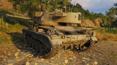 Скриншоты танка М24Е2 Super Chaffee в HD World of Tanks