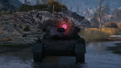 Новый 3D-стиль «Блицлихт» на танк Leopard 1 из ивента «Мирный-13» в World of Tanks