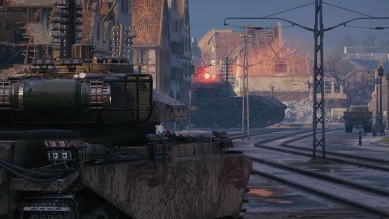 Босс из хэллоуинского режима «Мирный-13» в World of Tanks