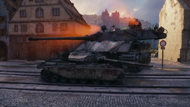 Босс из хэллоуинского режима «Мирный-13» в World of Tanks