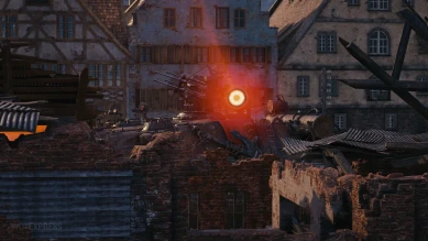 Босс из хэллоуинского режима «Мирный-13» в World of Tanks