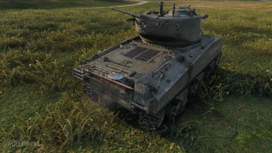 М4А2 Шерман Лозы на природе 2017 