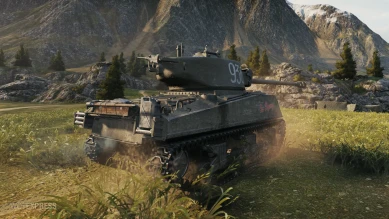 М4А2 Шерман Лозы на природе 2017 