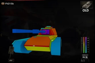Изменения в броне при переводе в HD качество FV215b в 9.20.1 WoT