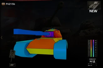 Изменения в броне при переводе в HD качество FV215b в 9.20.1 WoT