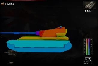 Изменения в броне при переводе в HD качество FV215b в 9.20.1 WoT