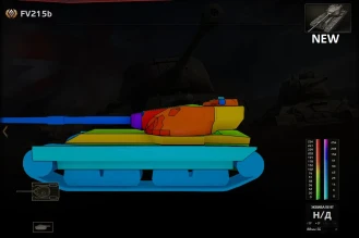 Изменения в броне при переводе в HD качество FV215b в 9.20.1 WoT