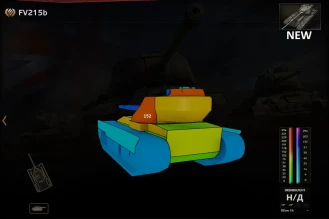 Изменения в броне при переводе в HD качество FV215b в 9.20.1 WoT