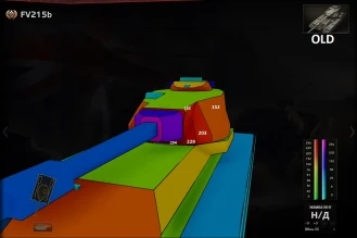 Изменения в броне при переводе в HD качество FV215b в 9.20.1 WoT