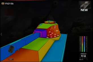 Изменения в броне при переводе в HD качество FV215b в 9.20.1 WoT