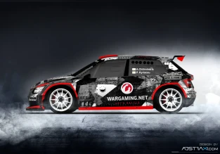 Компания Wargaming во второй раз забрендировала машину.