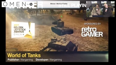 Игра World of Tanks завоевала третью статуэтку Golden Joysticks