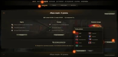 Результаты «Марша наций» WoT