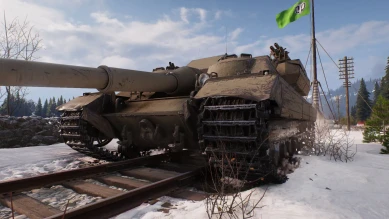 FV217 Badger (Барсук) во всей красе на HD картах