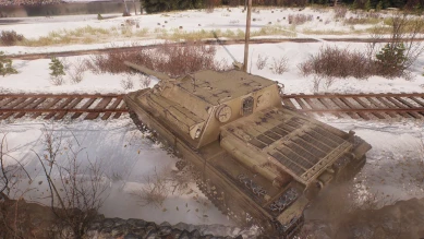 FV217 Badger (Барсук) во всей красе на HD картах