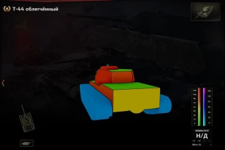 Сегодня на супертест WOT отправился танк под названием Т-44 облегченный