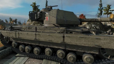 Caernarvon Action X (ТТ-8, Британия, прем) во всей красе