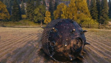 Вид бота Ёрш из режима «Мирный-13» в World of Tanks