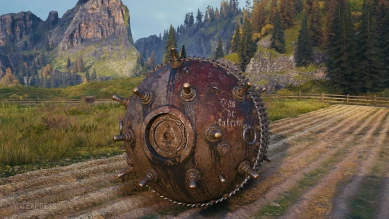 Вид бота Ёрш из режима «Мирный-13» в World of Tanks