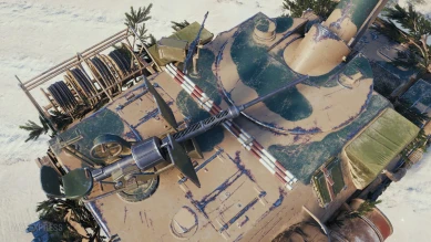 3D-стиль «Маленький Барт» на Conqueror Gun Carriage в обновлении 1.11 World of Tanks 3D-стиль «Маленький Барт» на Conqueror Gun Carriage в обновлении 1.11 World of Tanks