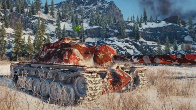 Камуфляж «Батальон "Красный колпак"» из декабрьского патча 1.11 в World of Tanks