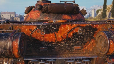 Стиль «Зернистая броня» из Новогоднего наступления 2021 в World of Tanks