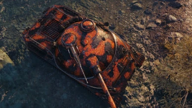 Стиль «Зернистая броня» из Новогоднего наступления 2021 в World of Tanks