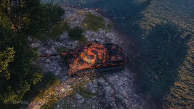 Стиль «Зернистая броня» из Новогоднего наступления 2021 в World of Tanks