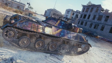 Стиль «Натальная карта» из Новогоднего наступления 2021 в World of Tanks