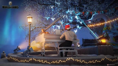 Новый ангар на Новогоднее наступление 2021 в World of Tanks