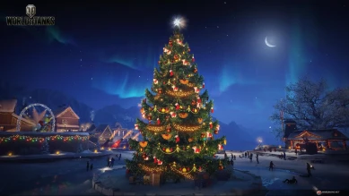 Новый ангар на Новогоднее наступление 2021 в World of Tanks