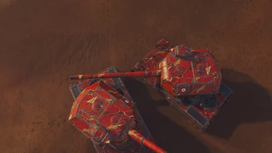 Новый камуфляж: «Красное золото» в World of Tanks