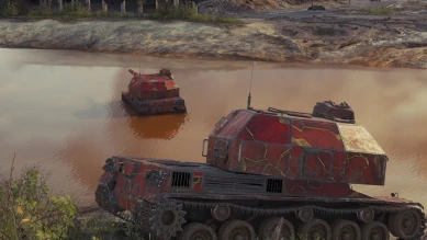 Новый камуфляж: «Красное золото» в World of Tanks