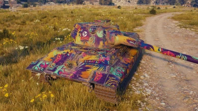 2D-стиль кастомизации «Карнавальный день» из патча 1.11.1 в World of Tanks