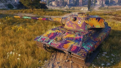2D-стиль кастомизации «Карнавальный день» из патча 1.11.1 в World of Tanks