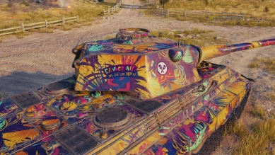 2D-стиль кастомизации «Карнавальный день» из патча 1.11.1 в World of Tanks