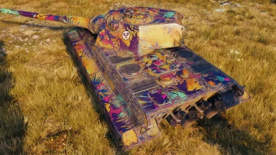 2D-стиль кастомизации «Карнавальный день» из патча 1.11.1 в World of Tanks