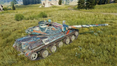 2D-стиль кастомизации «Генерал Мороз» из патча 1.11.1 в World of Tanks