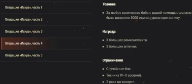 Акция Операция «Искра» на этих выходных в World of Tanks