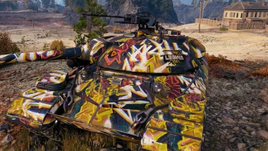 Покупной 2D-стиль «LeBwa штурмовой» в «Битва блогеров 2021» World of Tanks